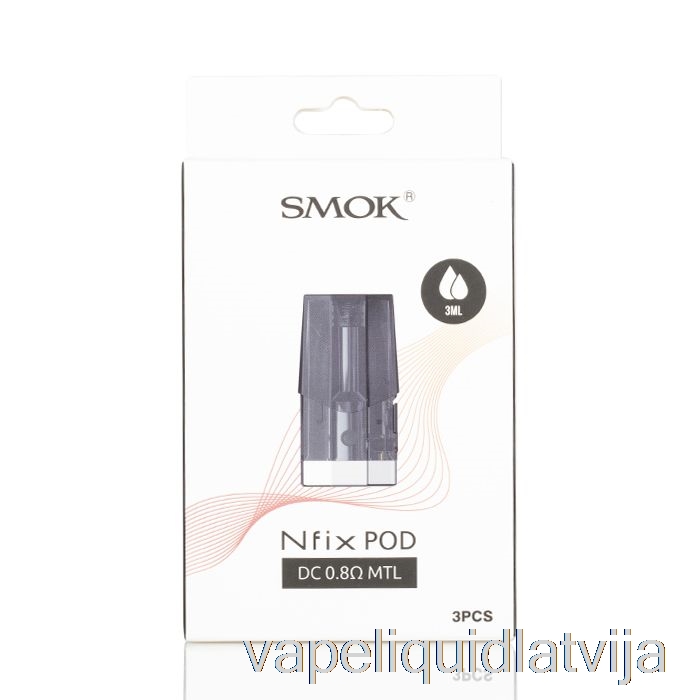 Smok Nfix Nomaiņas Pods 1.0ohm Sc Mtl Pods Vape šķidrums